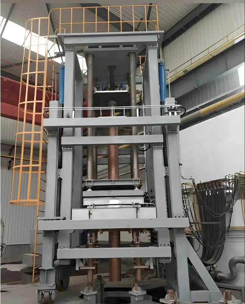 10 toneladas de equipo de refundición de electroescoria con retención de gas 10 tons of gas retaining electroslag remelting equipment